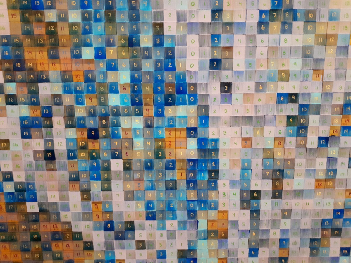 "Tree #5" by Charles Gaines @ "Nous les arbres", Fondation Cartier, Paris