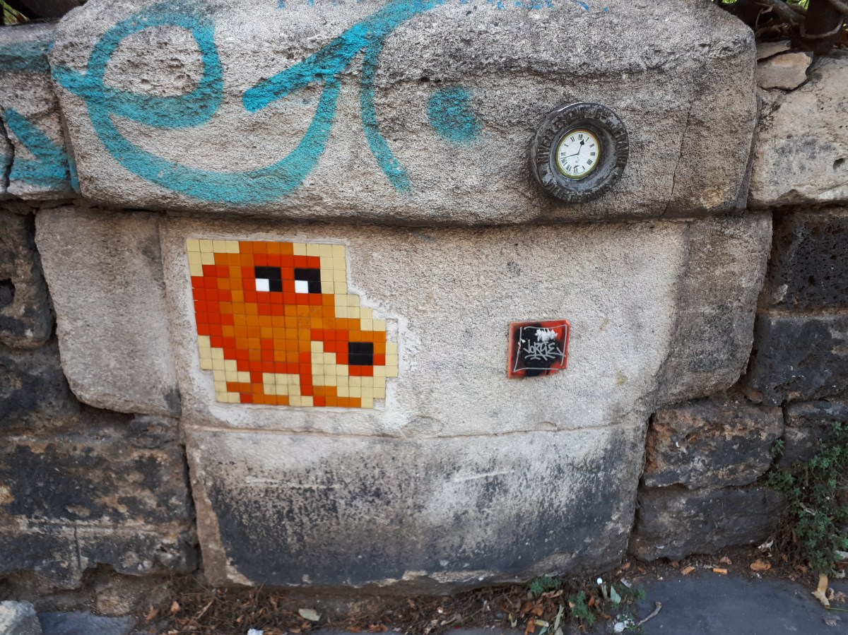 Street art in Oberkampf, Paris