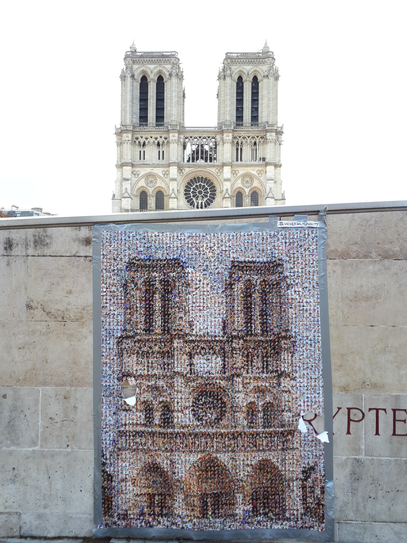 Facciata della Cattedrale di Notre Dame #universalhumanity