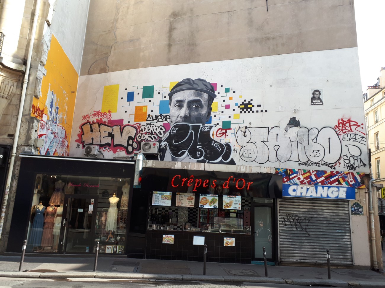 Street art in Saint-Germain-des-Prés