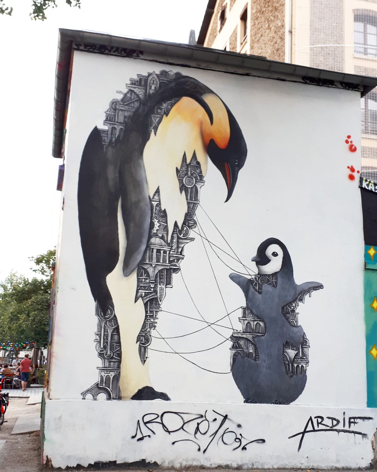 Street art by Ardif @ Quai de la Loire