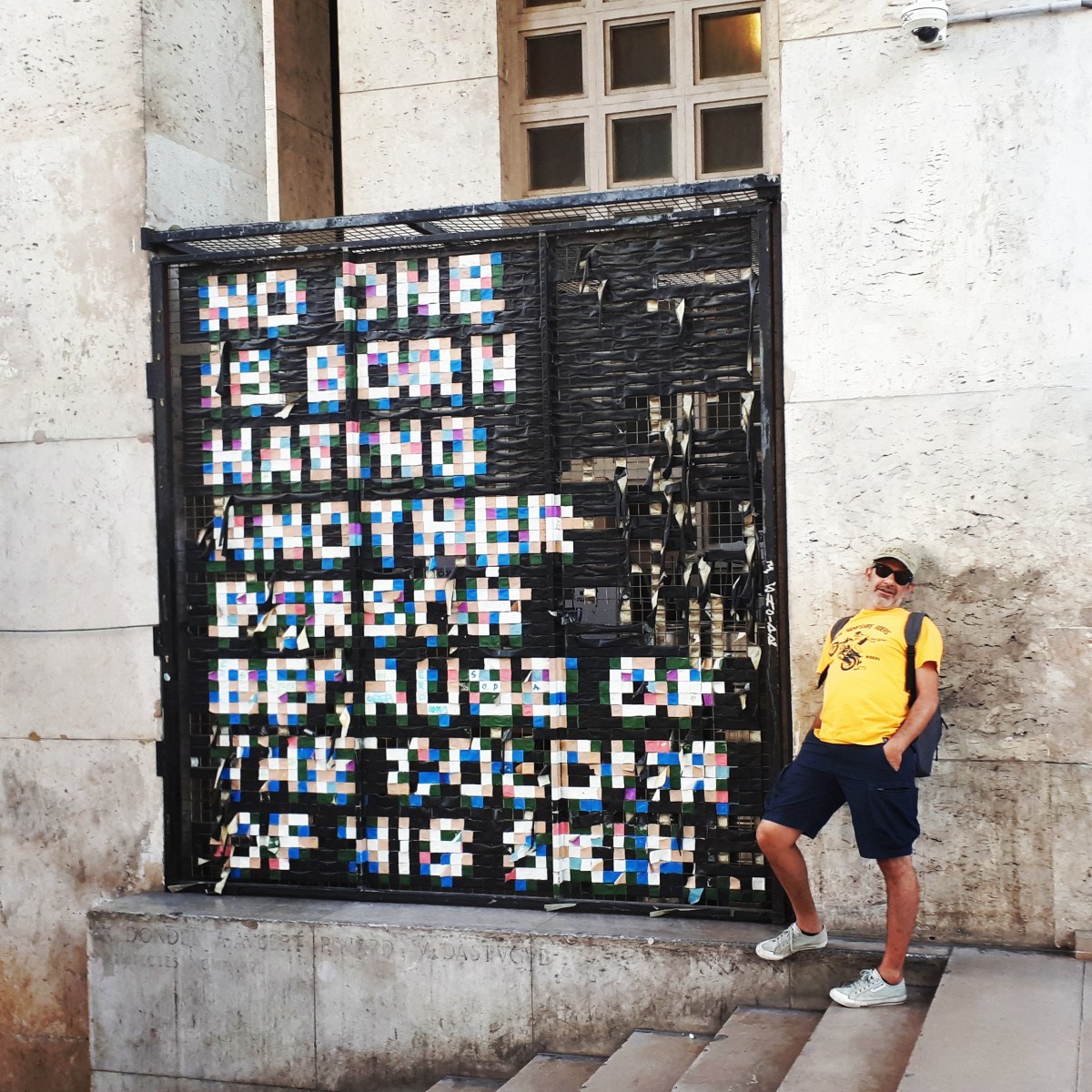 "No one is born hating another person because of the color of his skin" @ Palais de Tokyo
