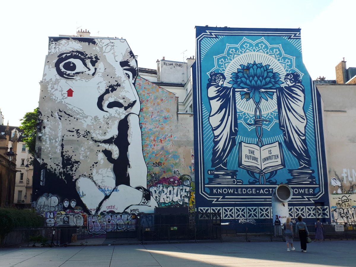 Jef Aerosol & Obey Giant @ Fontana Stravinsky