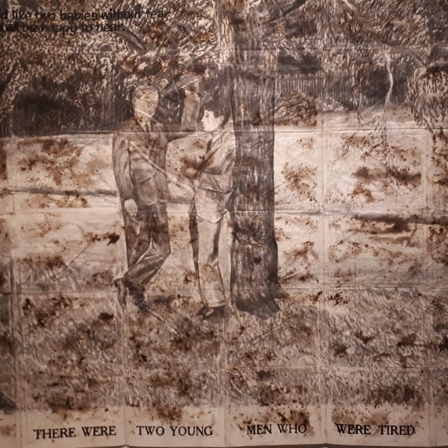 "There Were Two Young Men" (1971) by Gilbert And George @ Foundation Louis Vuitton, Paris