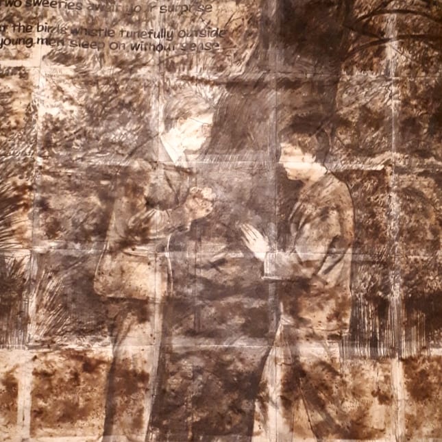 "There Were Two Young Men" (1971) by Gilbert And George @ Foundation Louis Vuitton, Paris