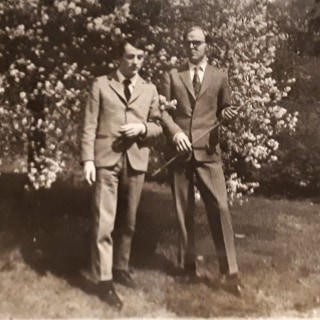 "There Were Two Young Men" (1971) by Gilbert And George @ Foundation Louis Vuitton, Paris