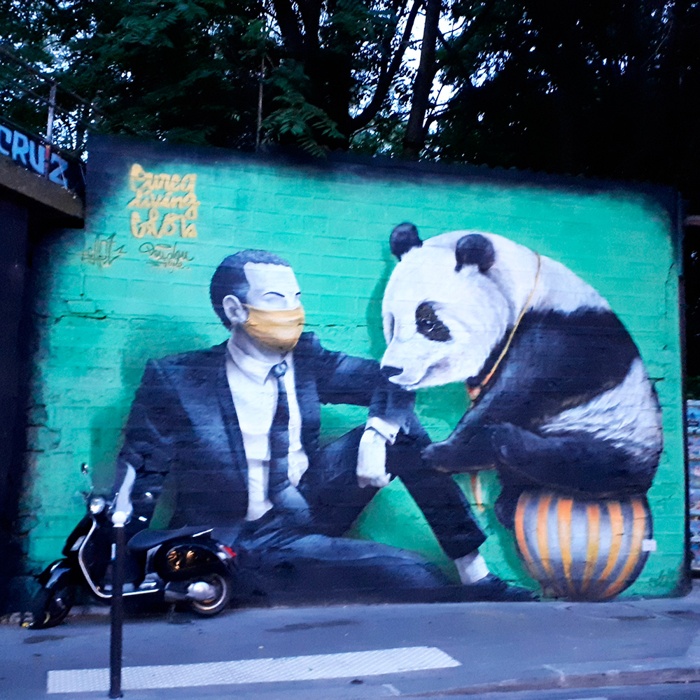 Streetart by Cart1 & Jessy Monlouis DouDouStyle @ Ourcq