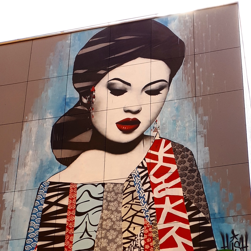 Street art by Hush