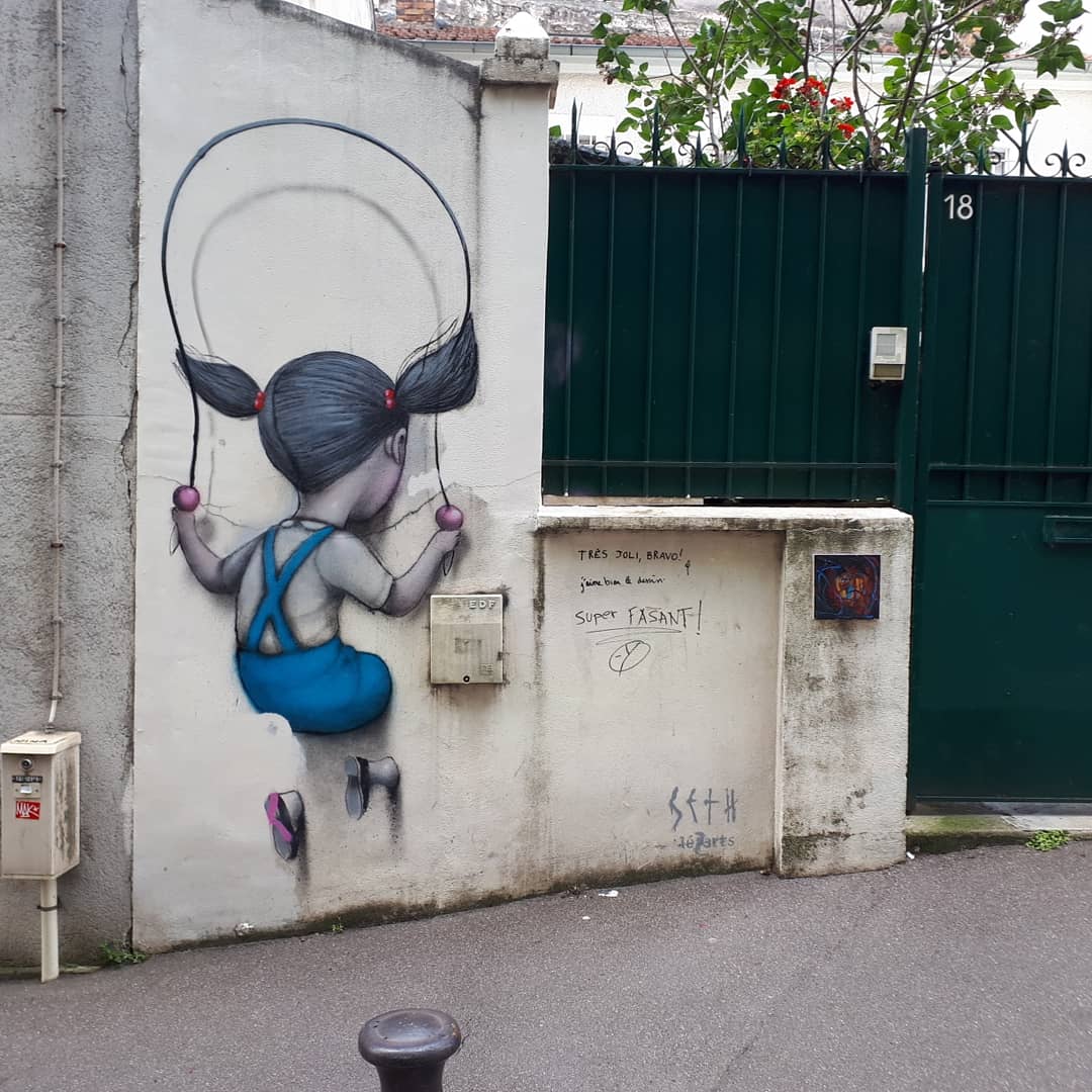 Street art by Seth Globepainter