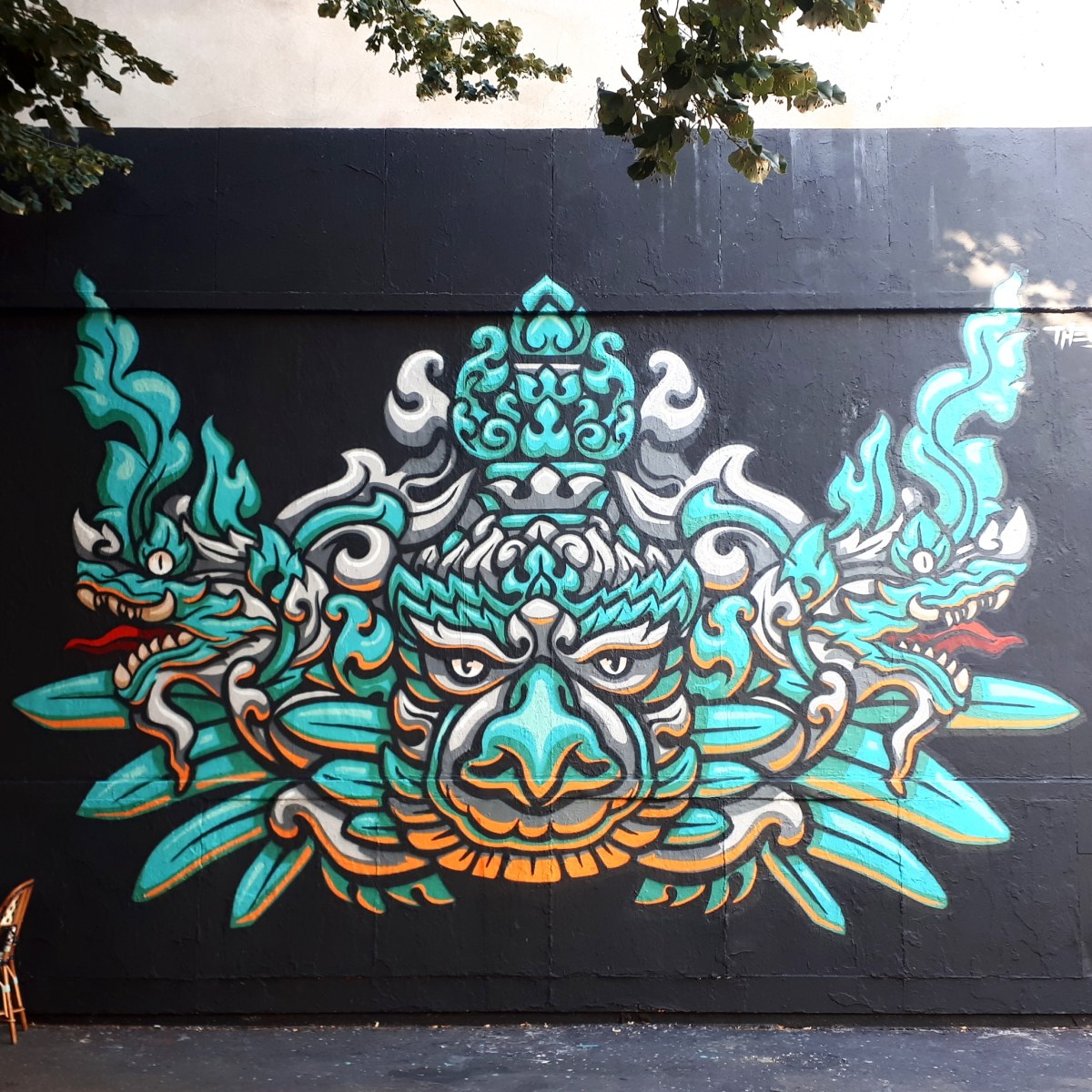 Street art by Theo Vallier @ Oberkampf, Paris