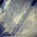 Burning Man 2019 as seen from space