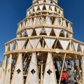 Burning Man 2019. Mega Cake by Thom White and a Piece of Cake Productions