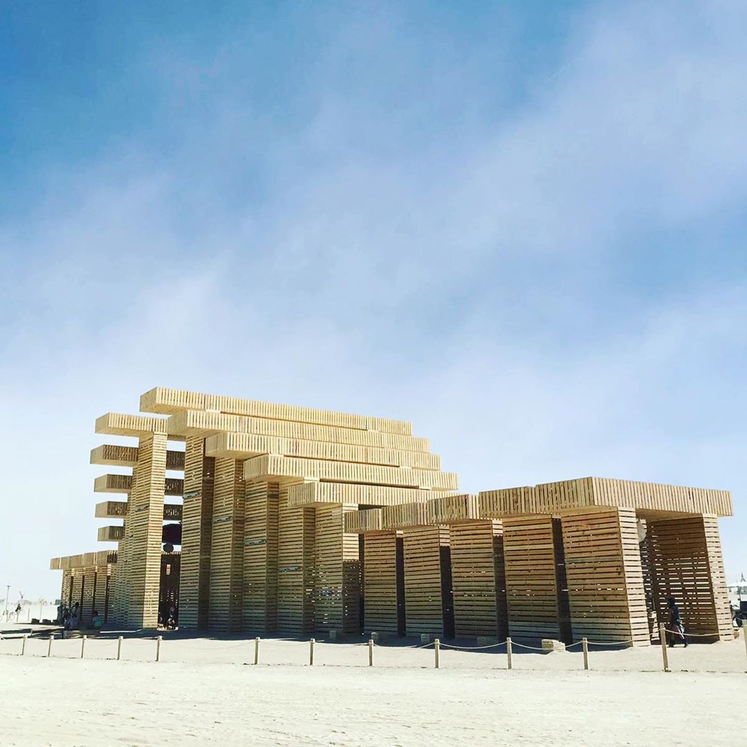Burning Man 2019. Temple of Direction by Geordie van der Bosch