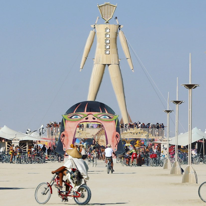 Burning Man 2019. The Man by David Best