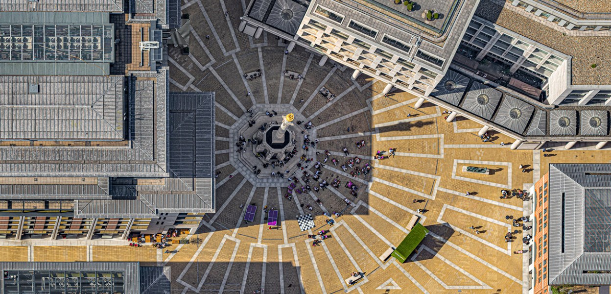 "Aerial Views: London" by Bernhard Lang