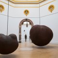 Antony Gormley, Body and Fruit, 1991/93.  Installation view, ‘Antony Gormley’, Royal Academy of Arts, London, 21 September to 3 December 2019.