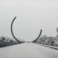 “Arc Majeur” by Bernar Venet @ Belgio – Photo META MORPHOSIS