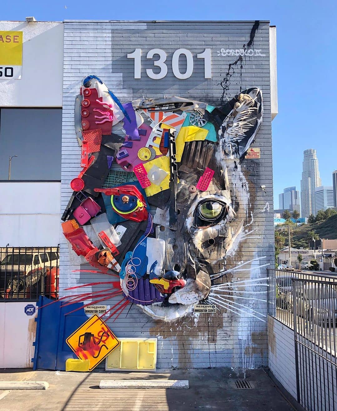 Bordalo II @ Los Angeles, USA Bordalo II @ Los Angeles, USA