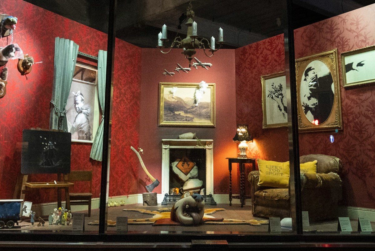 "Gross Domestic Product" by Banksy @ London