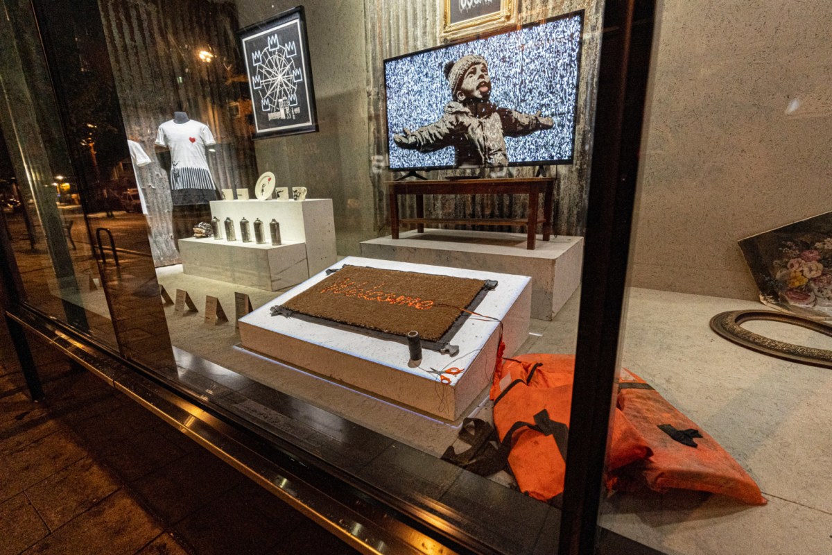 "Gross Domestic Product" by Banksy @ London