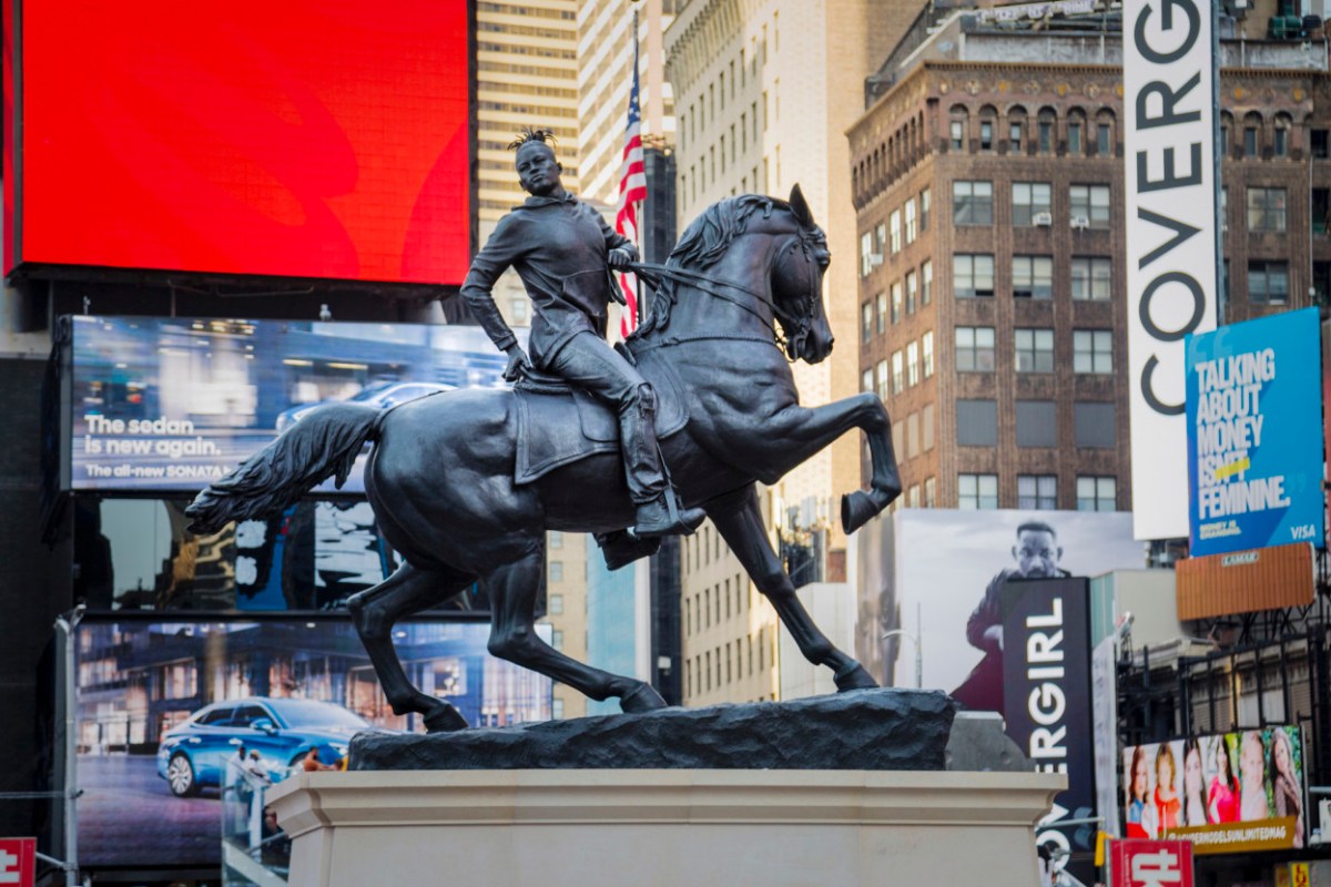 "Rumors of War" by Kehinde Wiley @ New York