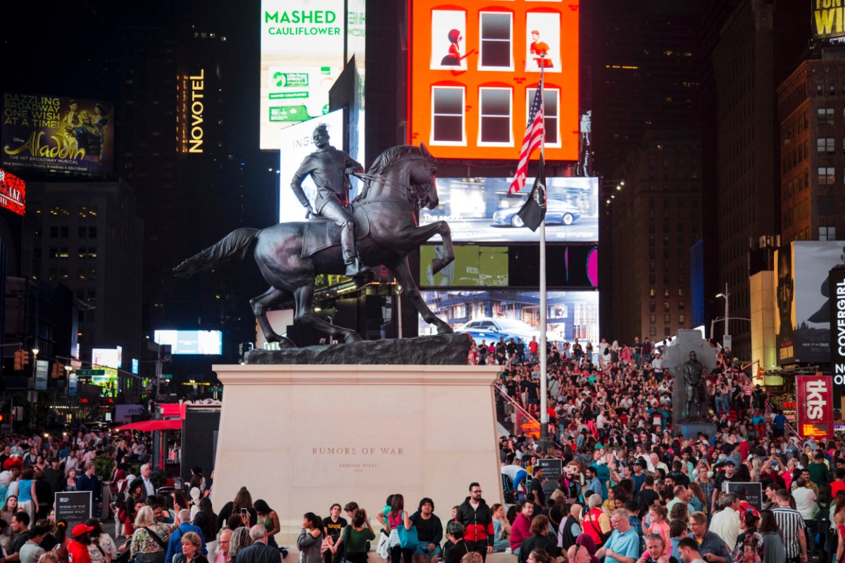 "Rumors of War" by Kehinde Wiley @ New York