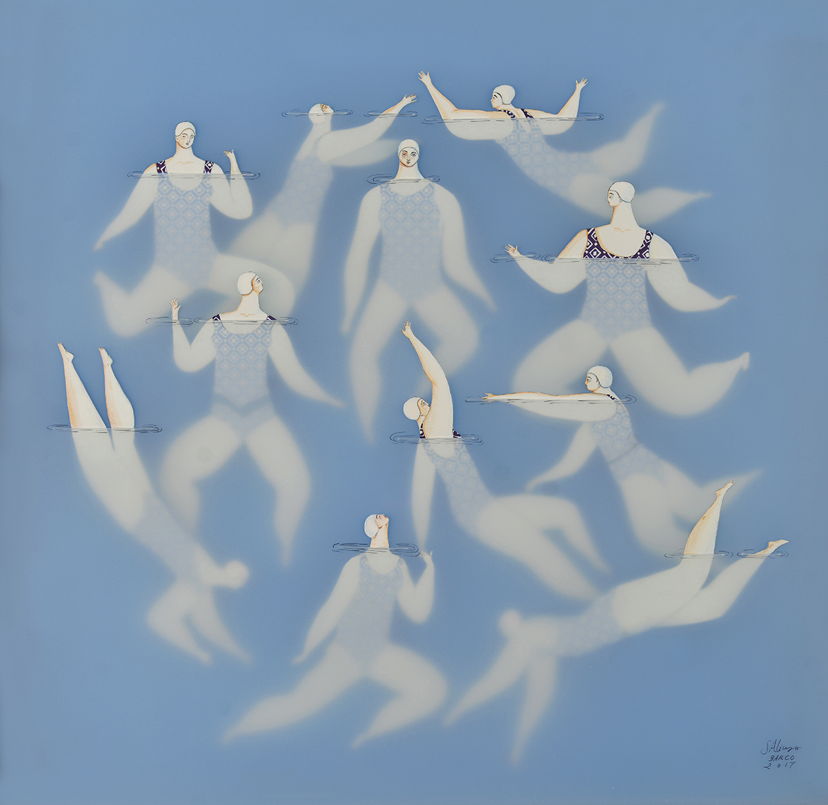 “The Swimmers” by Sonia Alins