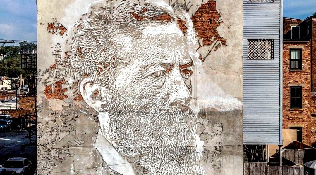 Vhils @ Cincinnati, USA