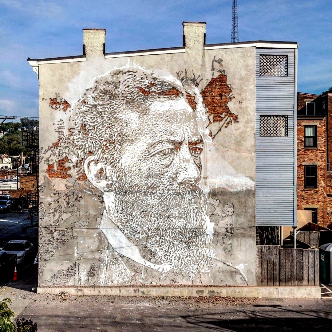 Vhils @ Cincinnati, USA Vhils @ Cincinnati, USA