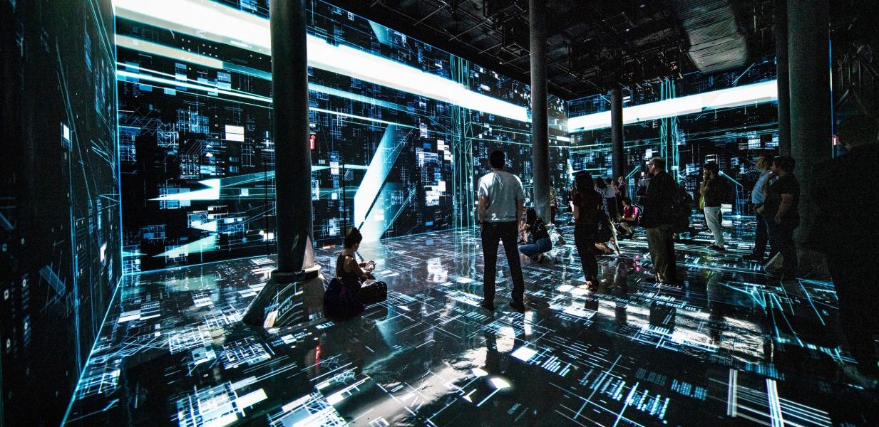 "Machine Hallucination" by Refik Anadol @ New York