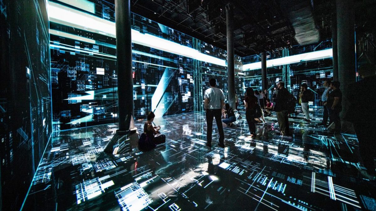 "Machine Hallucination" by Refik Anadol @ New York