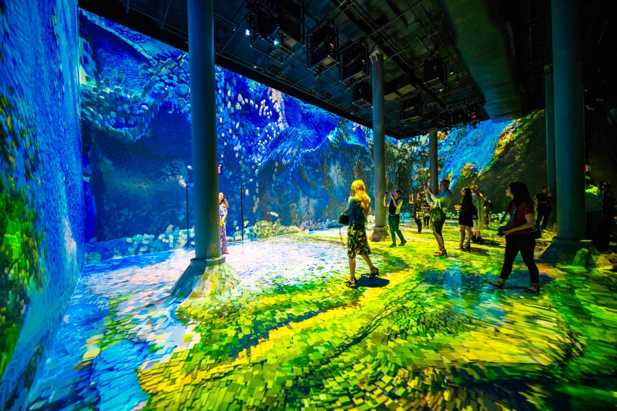 "Machine Hallucination" by Refik Anadol @ New York