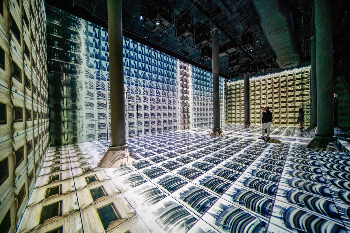 "Machine Hallucination" by Refik Anadol @ New York