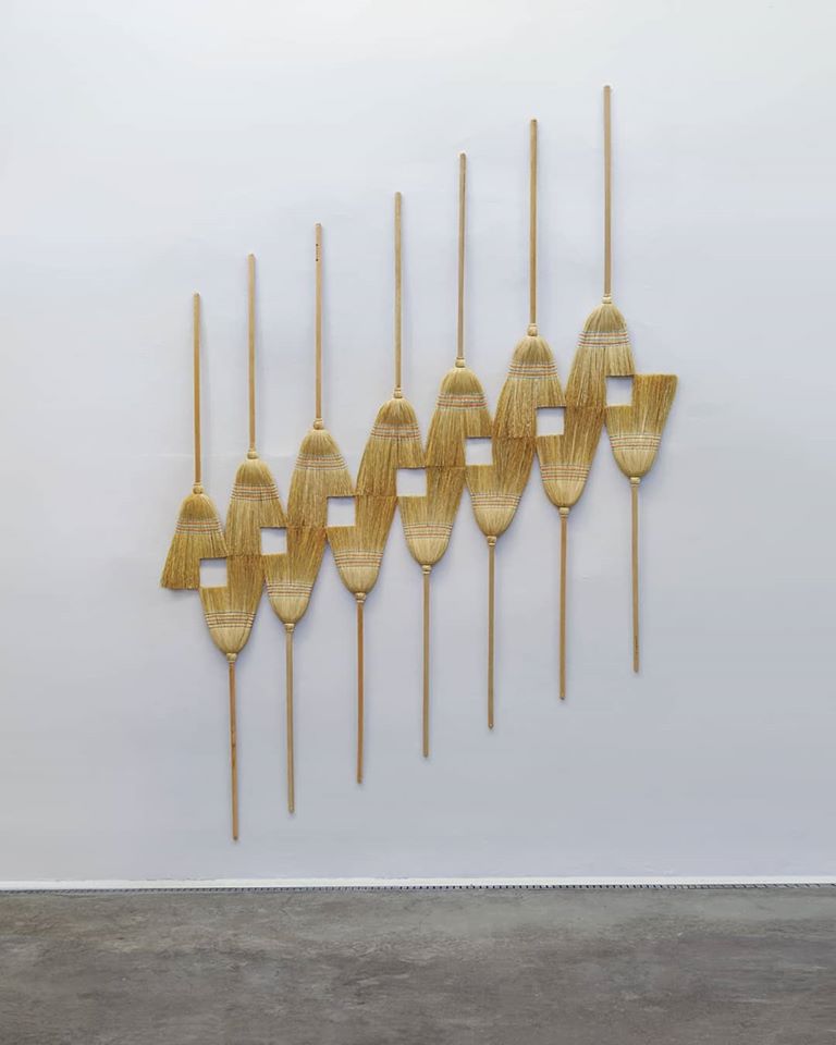 Quadrature (380x245x6 cm) by Sakir Gökcebag for his ongoing solo show in Baksi Museum (Bayburt, Turkey)