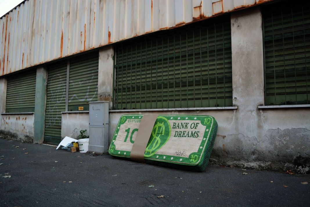 Biancoshock, BANK OF DREAMS, Milano, 2017 Biancoshock, BANK OF DREAMS, Milano, 2017