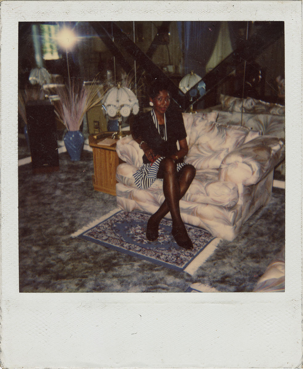 Family photos of Sandra Bush. © Mickalene Thomas. Courtesy of the artist