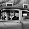Inge Morath – Untitled. (from the Mask Series with Saul Steinberg), 1962. Photograph by Inge Morath/MAGNUM PHOTOS. Mask by Saul Steinberg © The Saul Steinberg Foundation/ARS, NY