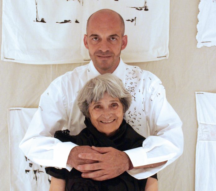 Maria Lai e Antonio Marras (part.), Alghero, 2003 © Daniela Zedda