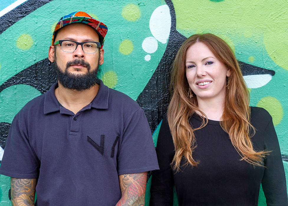 Museum of Graffiti founders Alan Ket and Allison Freidin. Courtesy of the Museum of Graffiti