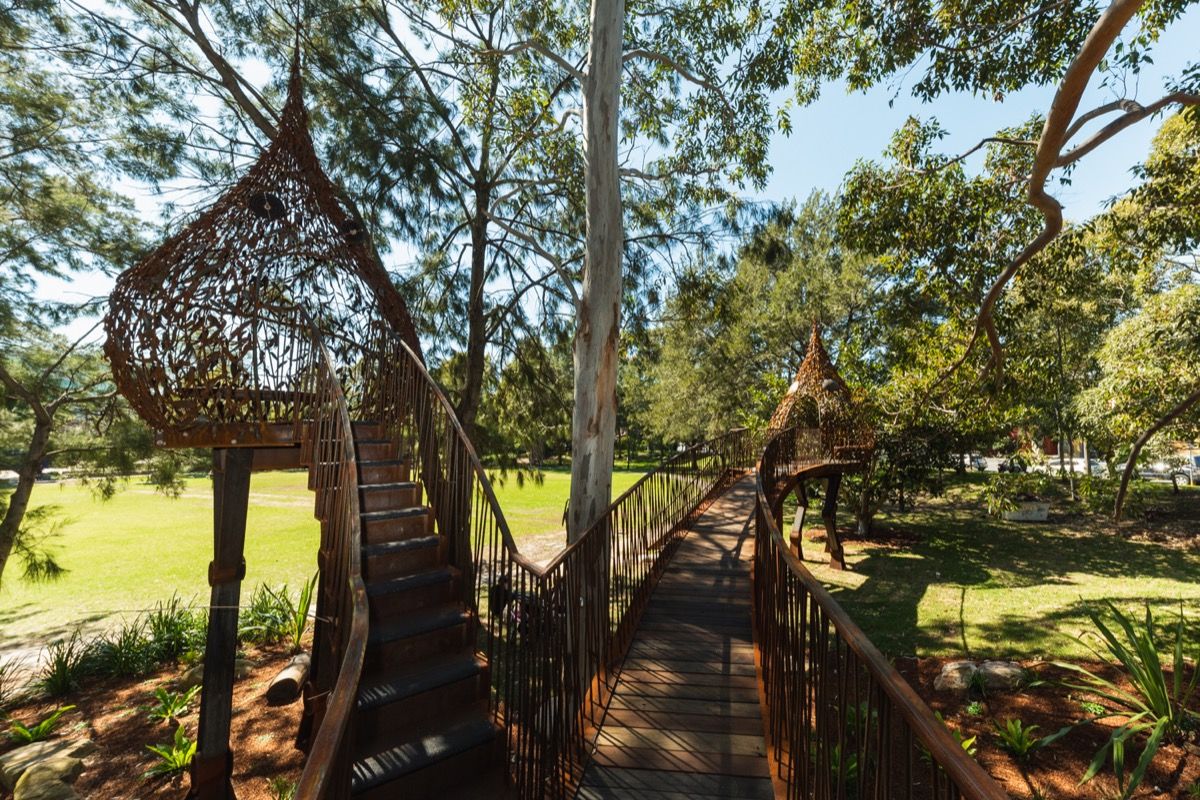 Nell and Cave Urban,  Eveleigh Treehouse, 2019. Photo by Nelson Cortez, Mark Pokorny and Juan Pablo Pinto. Courtesy of the artist, Roslyn Oxley9 Gallery, Sydney and STATION, Melbourne