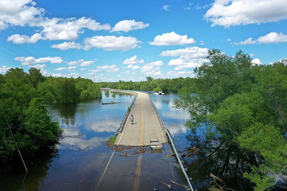 Midwest Rivers Reach Major Flood Stage At Historic Levels. Photo by Scott Olson/Getty Images