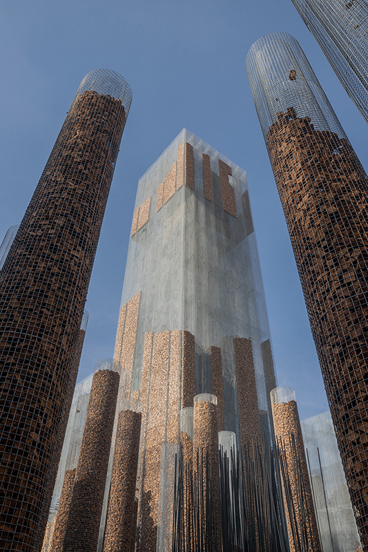 Studio Studio Studio, Gharfa, Edoardo Tresoldi detail Diriyah Oasis designed and curated by Designlab Experience © Roberto Conte