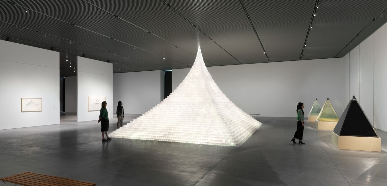 Agnes Denes, Installation view of Agnes Denes: Absolutes and Intermediates, October 9, 2019 – March 22, 2020. Photo: Dan Bradica.