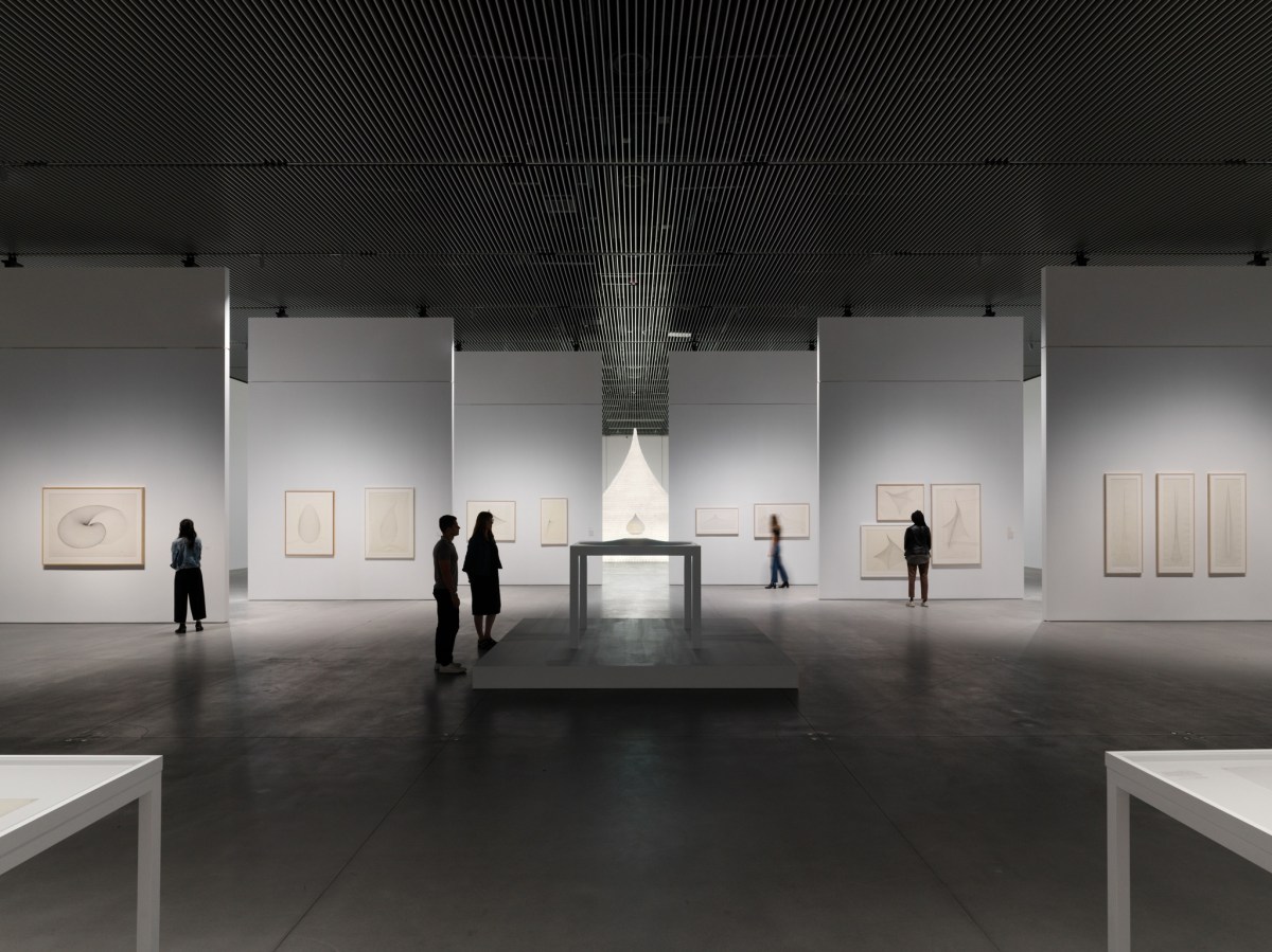 Agnes Denes, Installation view of Agnes Denes: Absolutes and Intermediates, October 9, 2019 – March 22, 2020. Photo: Dan Bradica.