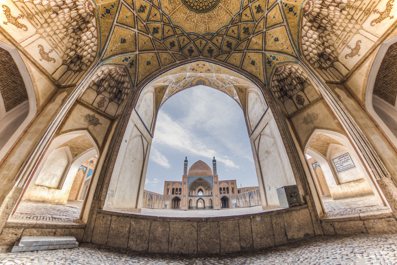 Fatemeh Hosein Aghaei, Agha Bozorg Mosque of Kashan in Iran