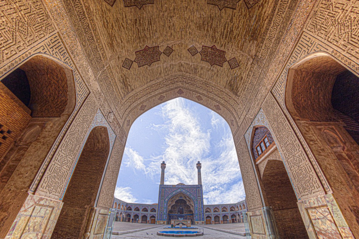 Fatemeh Hosein Aghaei, Jameh Mosque of Isfahan, Iran
