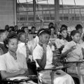 September 1949: African-American students in class at brand new George Washington Carver High School. (Photo by Margaret Bourke-White/The LIFE Picture Collection via Getty Images)