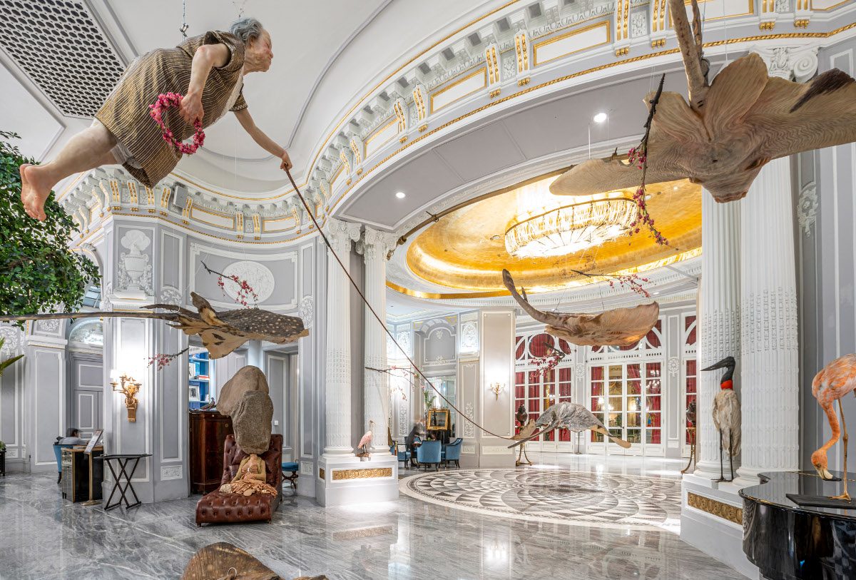 Sun Yuan and Peng Yu, Courtesy of Galleria Continua Sun Yuan and Peng Yu, Courtesy of Galleria Continua