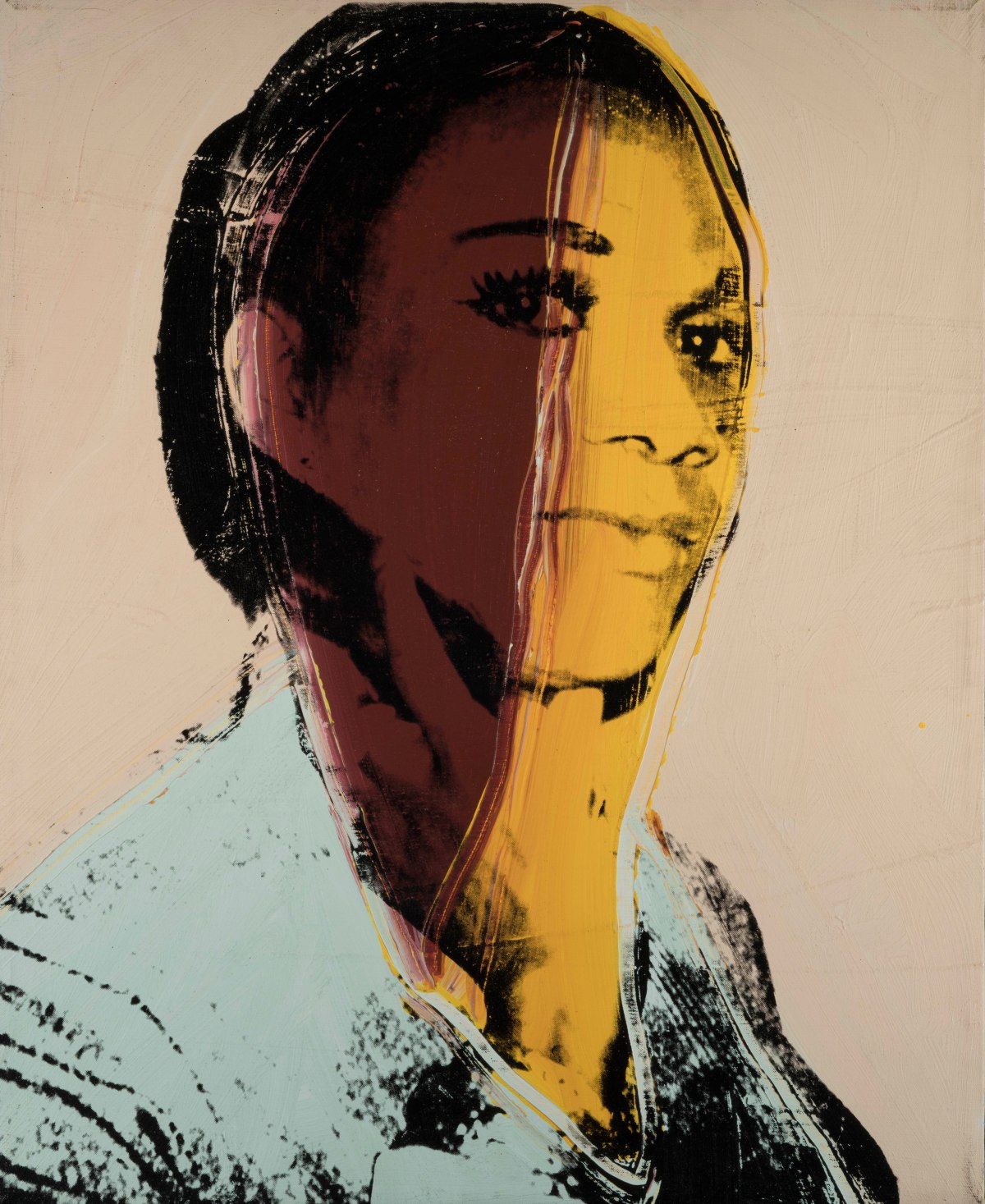 Andy Warhol (1928 – 1987), Ladies and Gentlemen (Alphanso Panell) 1975, Acrylic paint and silkscreen ink on canvas, 813 x 660 mm, Italian private collection, © 2020 The Andy Warhol Foundation for the Visual Arts, Inc. / Licensed by DACS, London