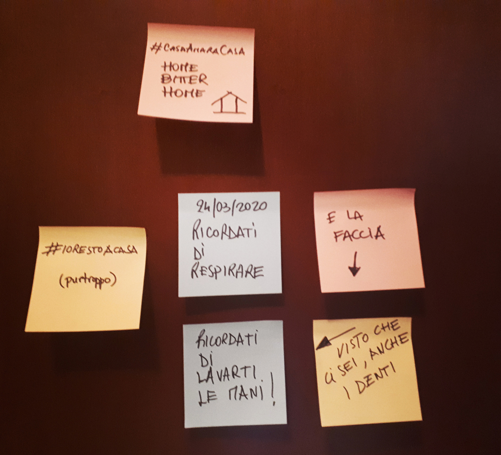 #Iorestoacasa con la mia coscienza. Ricordati di respirare